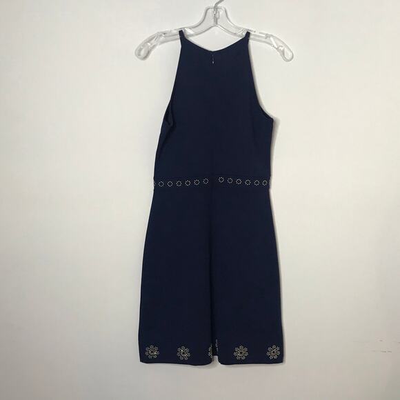 Michael Michael Kors Sleeveless Studded Dress True Navy Petite Small MSRP $140 - Picture 5 of 8